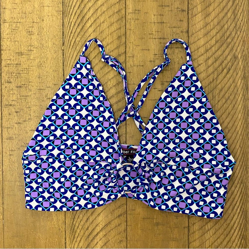🔅 Purple Patterned Crop Top 🔅